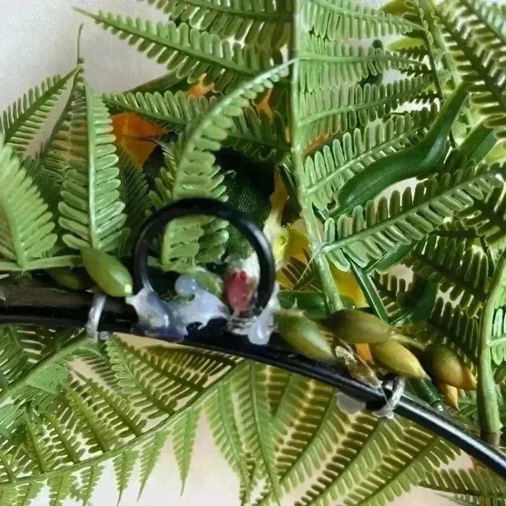 IKEA HÖSTKVÄLL Artificial wreath, indoor/outdoor/fern green, 17 ¾ 